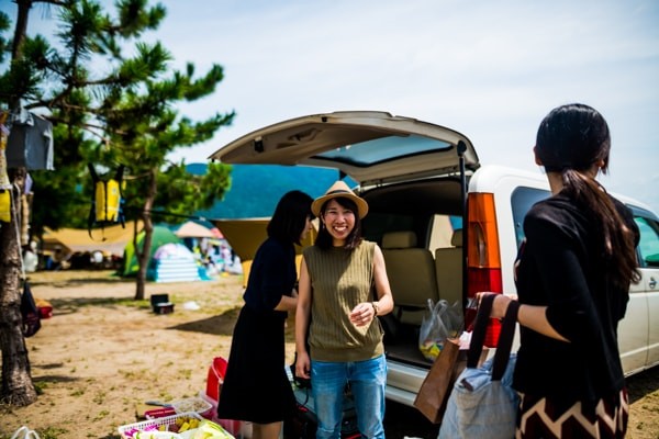 バーベキューの様子