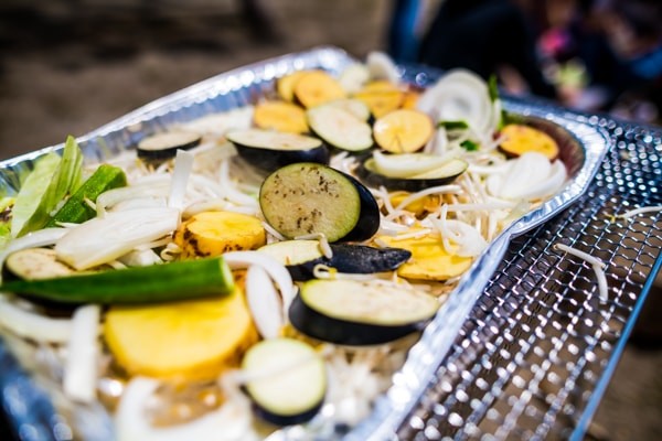 バーベキューの様子