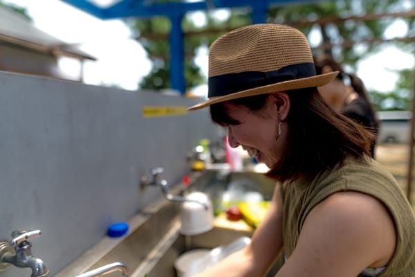 バーベキューの様子