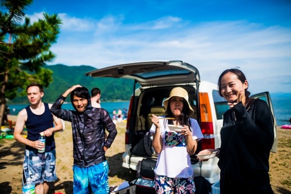 バーベキューの様子