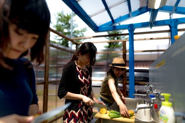 バーベキューの様子