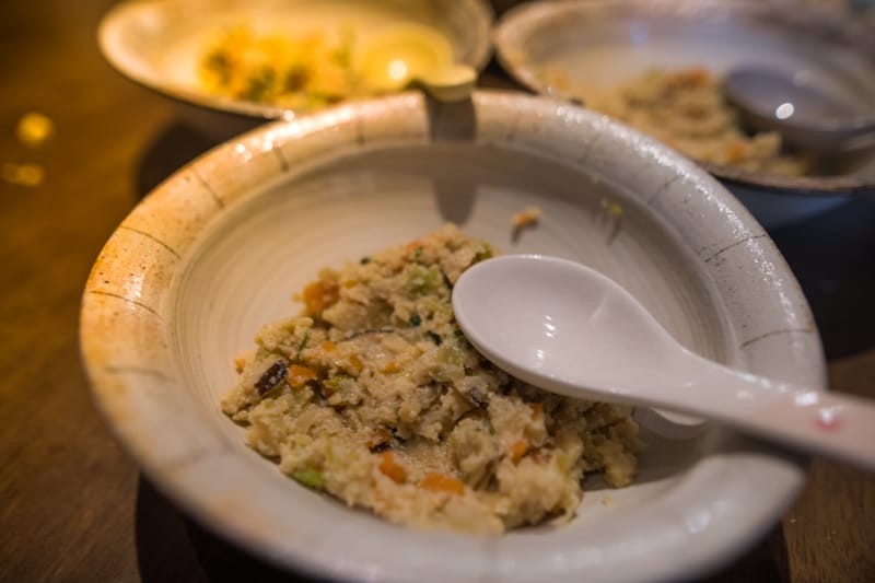 近江の冬野菜の卯の花